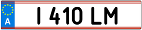 Truck License Plate